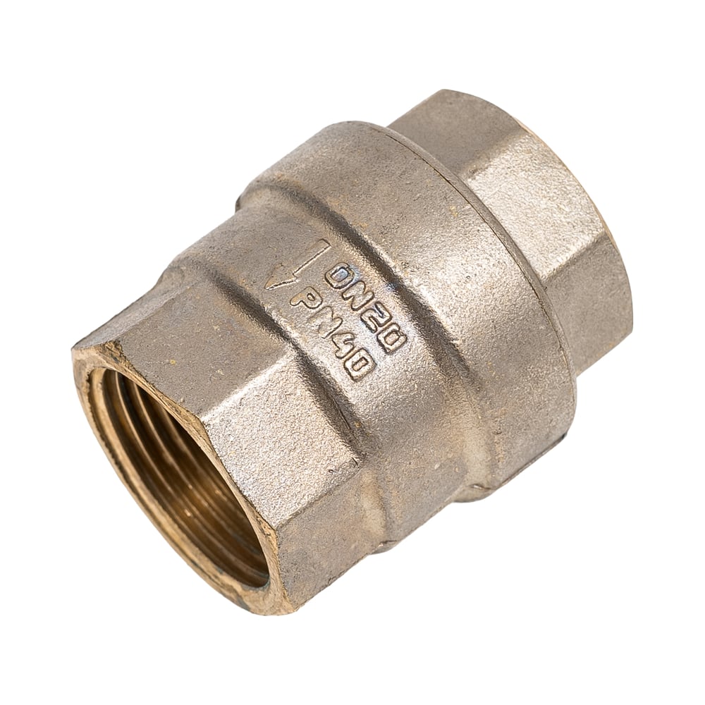 Изображение товара Обратный пружинный латунный клапан LD PRIDE 58.20.В-В 20 мм для бытовых систем