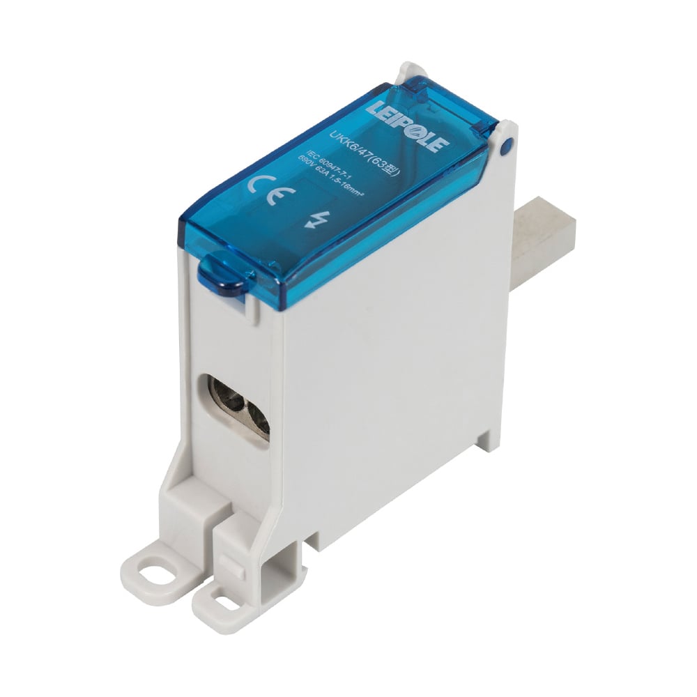 Изображение товара Распределительная коробка Leipole 63А 690В на дин-рейку UKK6/47/2x10