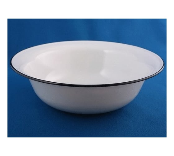 Изображение товара Эмалированный таз Сибирские товары 9.5 л, светлый ХТ1129