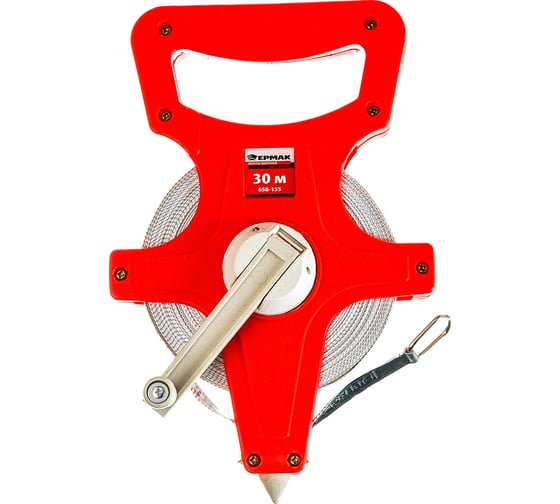 Изображение товара Мерная лента ЕРМАК фиберглас 30м, открытый корпус 658-155