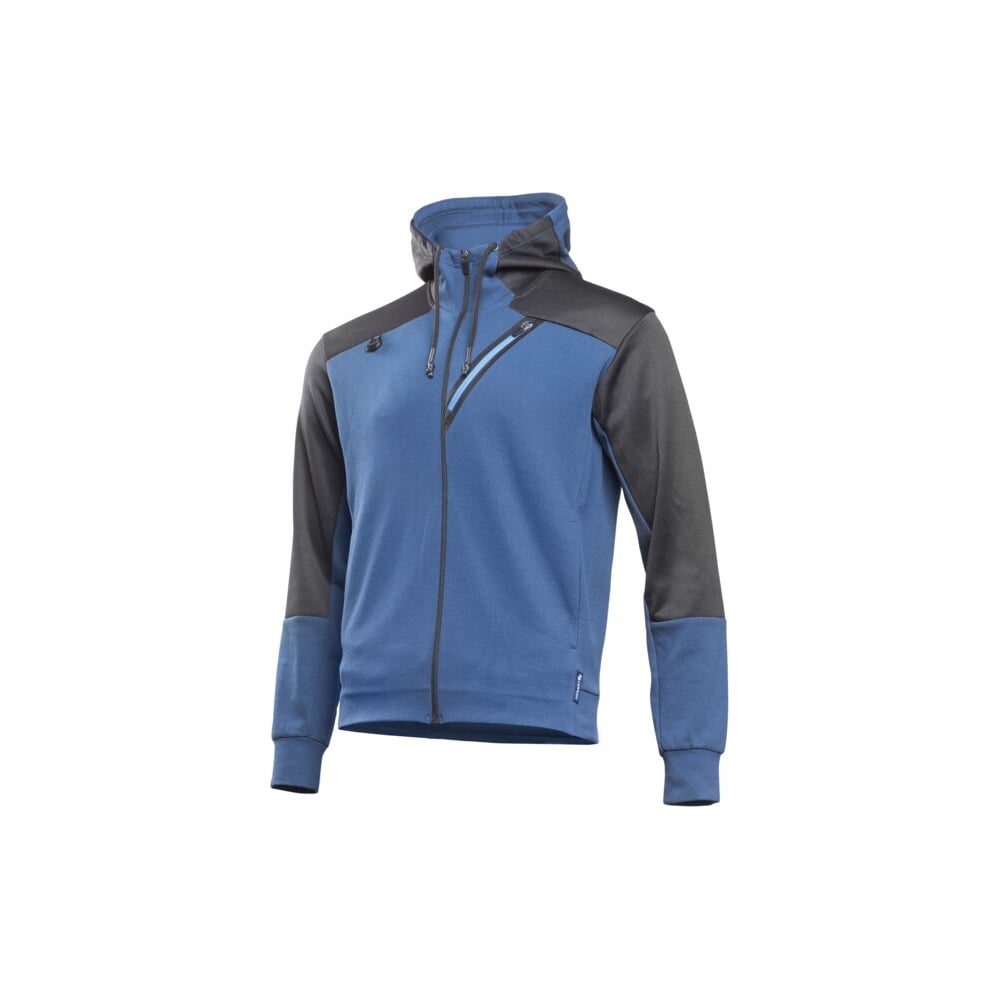 Изображение товара Толстовка с капюшоном HOEGERT TECHNIK ERIK синий/черный, 2XL (56) HT5K904-2XL