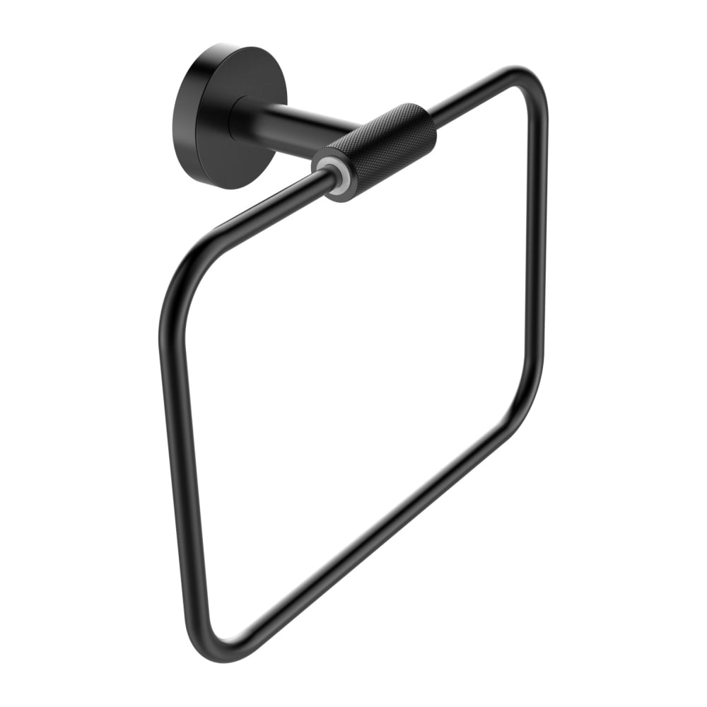 Изображение товара Полотенцедержатель кольцевой настенный ViEiR нержавеющая сталь черный V5511-C