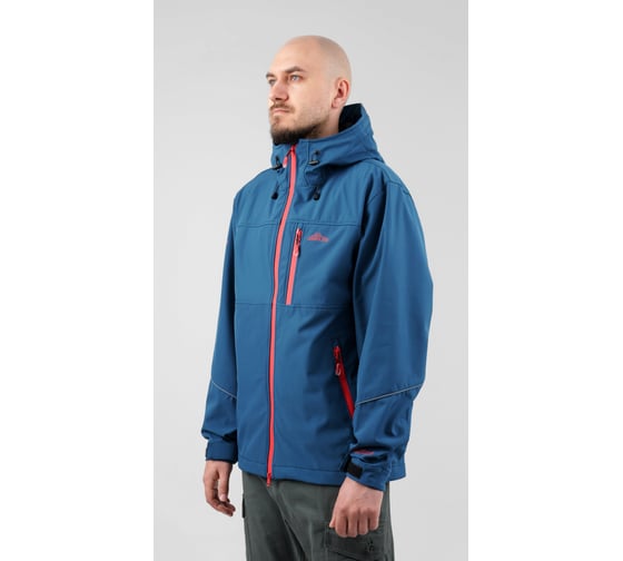 Изображение товара Куртка для рыбалки GRAYLING Аксай софтшелл, т.синий, р-р 52-54 рост 170-176 4660335537501