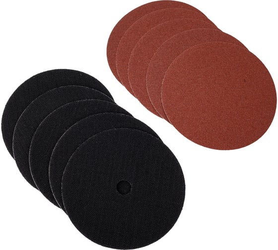 Изображение товара Шлифовальные круги на липучке 125 мм K80 для ленточно-шлифовального станка BTS700 (5 шт.) Scheppach 3903301702