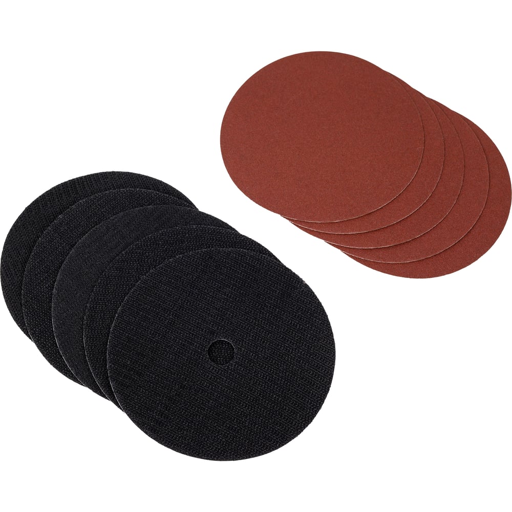 Изображение товара Шлифовальные круги на липучке 125 мм K120 для ленточно-шлифовального станка 5 шт. Scheppach