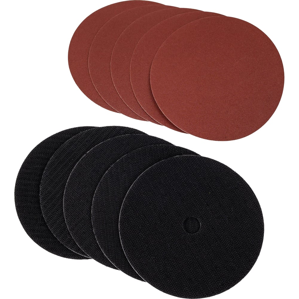 Изображение товара Круги шлифовальные на липучке 125 мм Scheppach 5 шт. для дерева