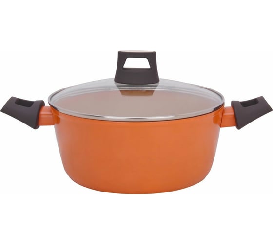 Изображение товара Кастрюля Pomi d'Oro, 24 см P-595544 Mandarino