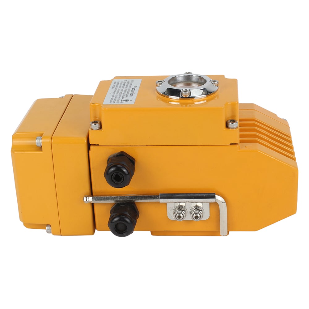 Изображение товара Четвертьоборотный электропривод DN.ru QT-005 220В с сигналом 0-10 В, IP67, 50 Нм