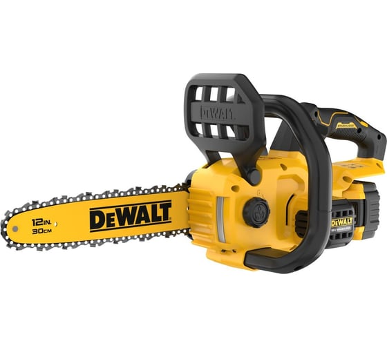 Изображение товара Аккумуляторная цепная пила Dewalt DCMCS565P1, 18 В, 30 см, 7.3 м/с, с АКБ 5 Ач и ЗУ DCMCS565P1-QW