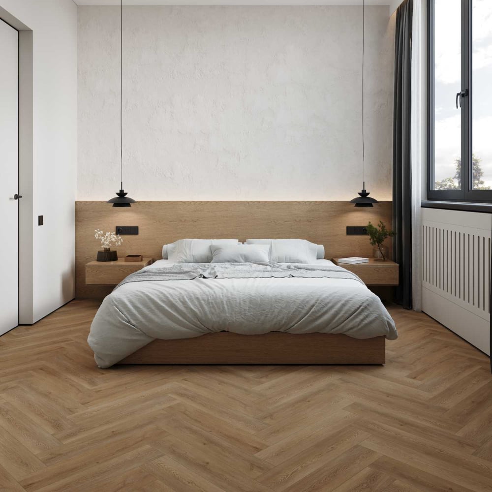 Изображение товара Плитка FLOORWOOD SPC Hentic 0,5 4V, 640 × 128 × 4 мм, песчаный холм, 1,31072 кв.м, 6345