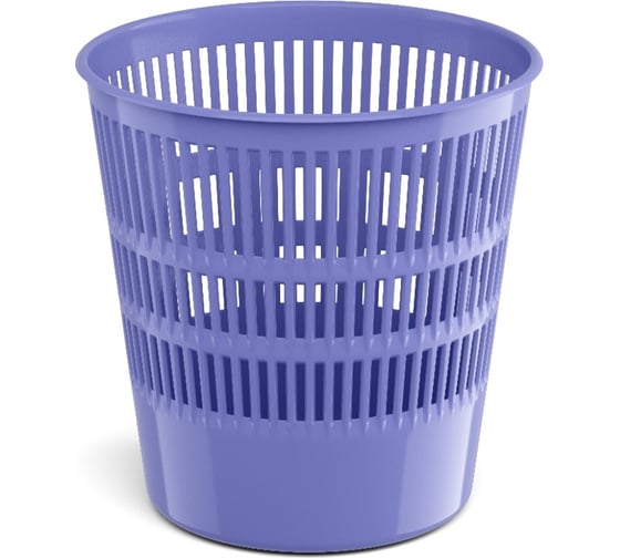 Изображение товара Сетчатая пластиковая корзина для бумаг ErichKrause Pastel 12 л, фиолетовый 55957