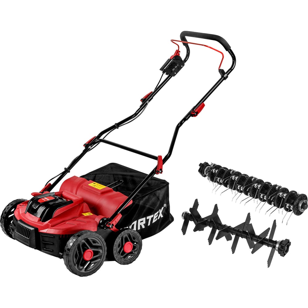 Изображение товара Аккумуляторный аэратор-скарификатор WORTEX CAE 3736 ALL1 XLT SOLO 18В+18В, ширина 37 см WORTEX 1334876