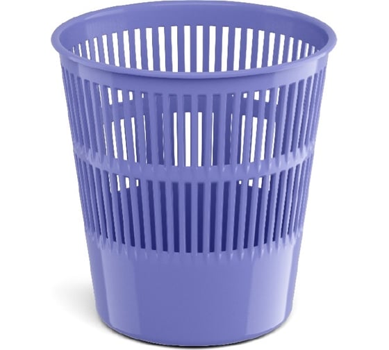 Изображение товара Сетчатая пластиковая корзина для бумаг ErichKrause Pastel 9 л, фиолетовый 55927