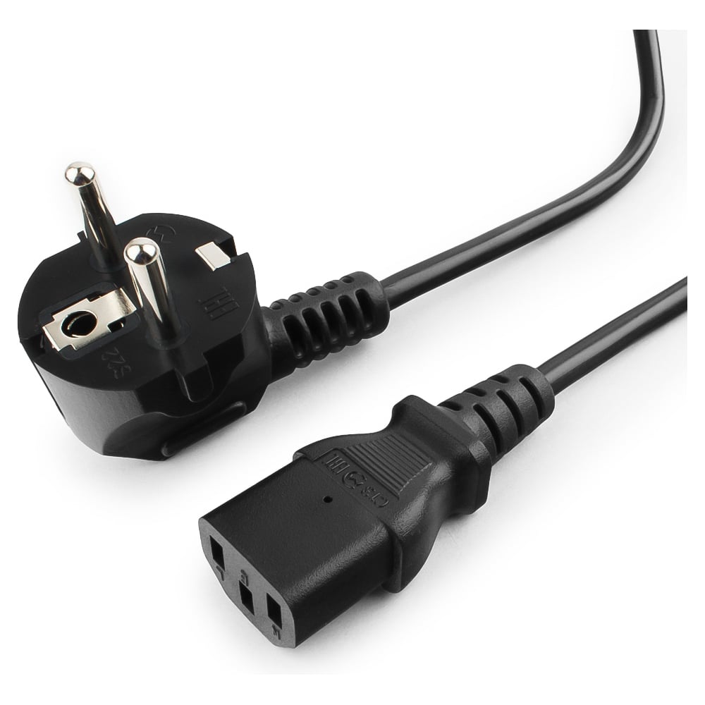 Изображение товара Кабель питания Power Cube S22C13-250-10-1,8 черный 1,8м C13 3x0.75 10А с заземлением