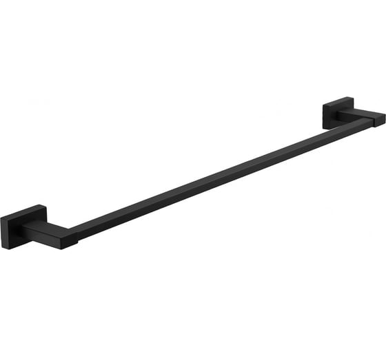 Изображение товара Полотенцедержатель настенный прямой ViEiR нержавеющая сталь, черный, для ванной комнаты и санузла V5017-C