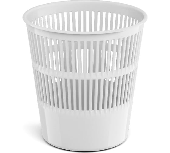 Изображение товара Сетчатая пластиковая корзина для бумаг ErichKrause Classic 9 л, белый 55910