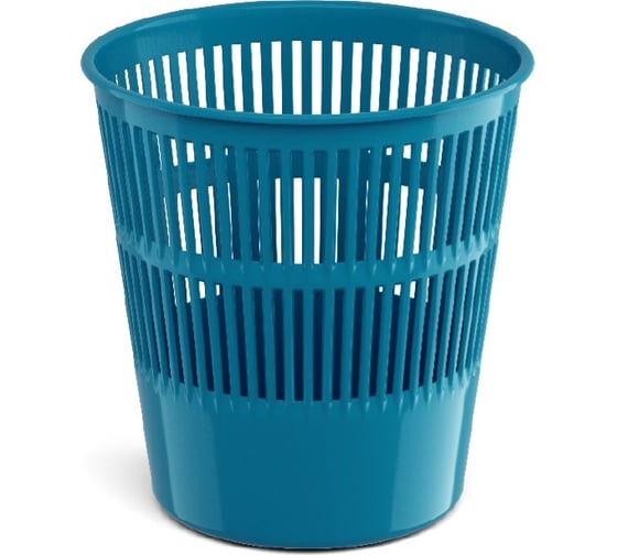 Изображение товара Сетчатая пластиковая корзина для бумаг ErichKrause Vivid 9 л, бирюзовый 55933