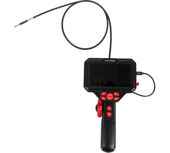 Изображение товара Видеоэндоскоп WIEDERKRAFT 180, зонд 6мм, Экран 5 WDK-ED1860
