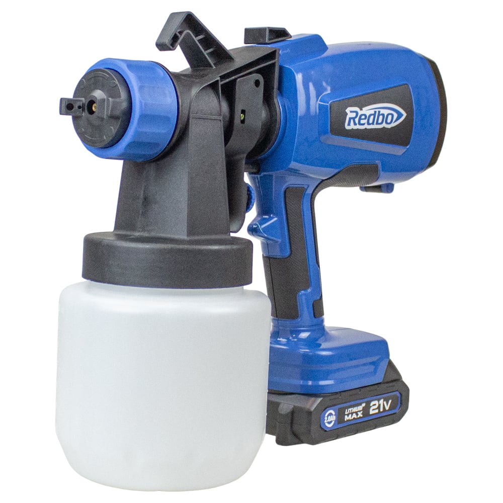 Изображение товара Аккумуляторный бесщеточный краскораспылитель Redbo OGG-21E 21В 800мл/мин