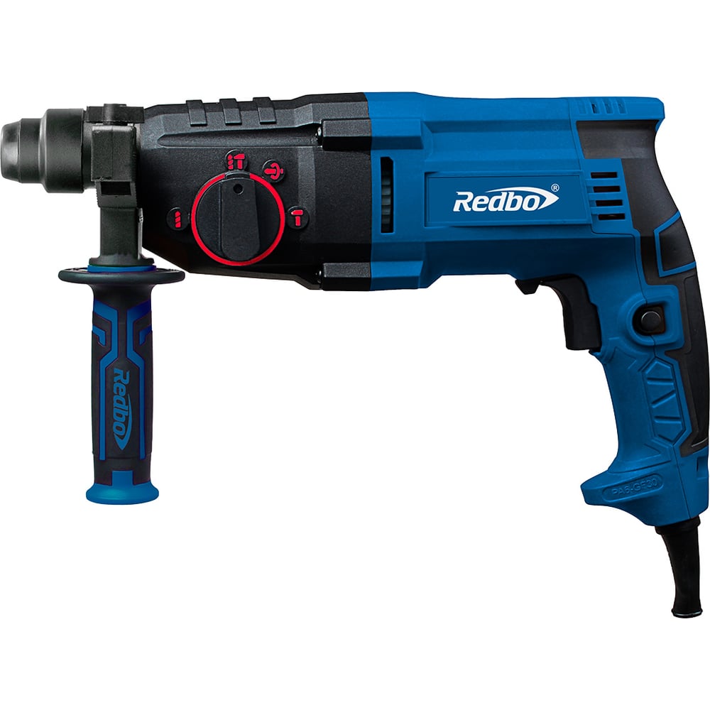 Изображение товара Перфоратор электрический Redbo RHD-24/950 (950Вт, 24мм, три режима, 1.7Дж, 0-1000об/мин, кейс) 39834