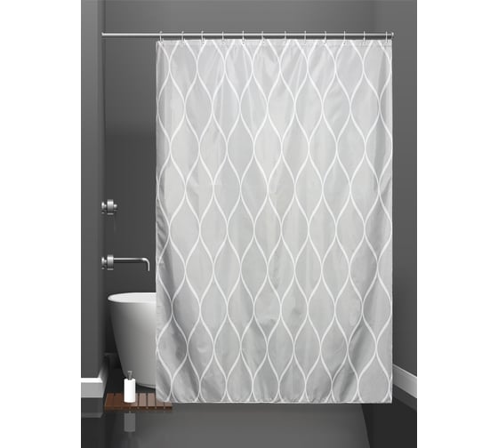 Изображение товара Штора для ванны Bath Plus 180x180 Slender Curve ch-21320