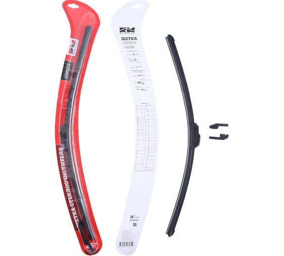 Изображение товара Щетка стеклоочистителя бескаркасная 650 мм REDMARK RM00426
