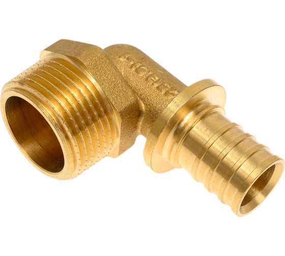 Изображение товара Аксиальный угольник-переходник MVI с наружной резьбой 25x1", латунь SF.432.0606