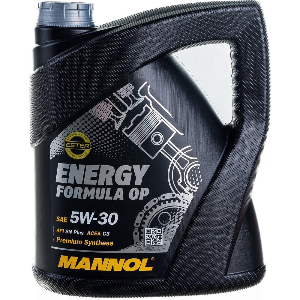 Синтетическое моторное масло MANNOL 5W30 1077 ENERGY FORMULA OP 5W-30 - фото 1