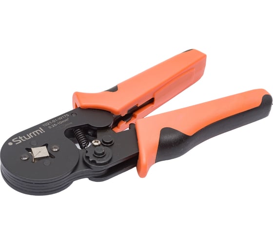 Изображение товара Пресс-клещи для втулочных наконечников Sturm 0.08-10 мм2 квадратный профиль 1021-01-W175