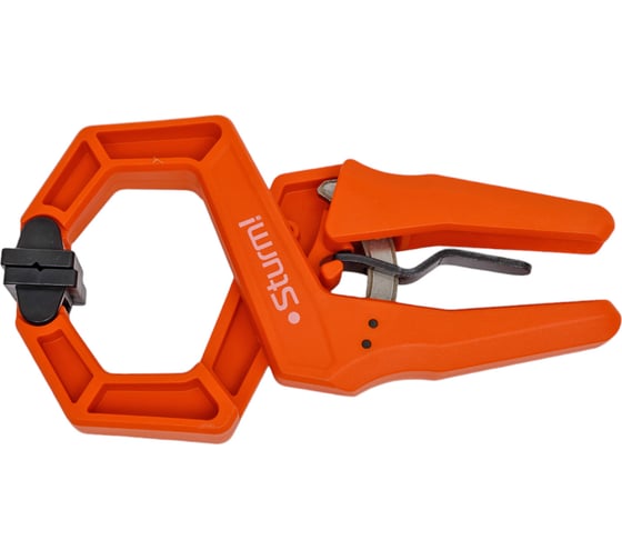 Изображение товара Струбцина Sturm клещеобразная с храповым механизмом, длина 200мм, зев 50мм, 1078-09-050