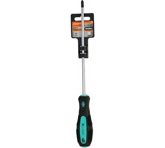 Изображение товара Отвертка Sturm Tri-Wing TW0x150мм, эрго ручка, магнитный наконечник, 1040-18-TW0-150