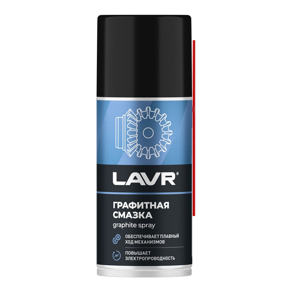 Изображение товара Графитная смазка LAVR 210 мл Ln1478 - защита механизмов при низких и высоких температурах