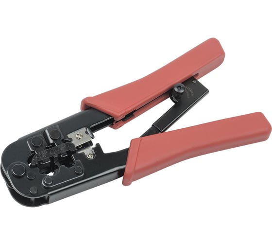 Изображение товара Инструмент IEK ITK обжимной RJ-45/12 с храповиком и механизмом вертикального обжима TM1-B11V