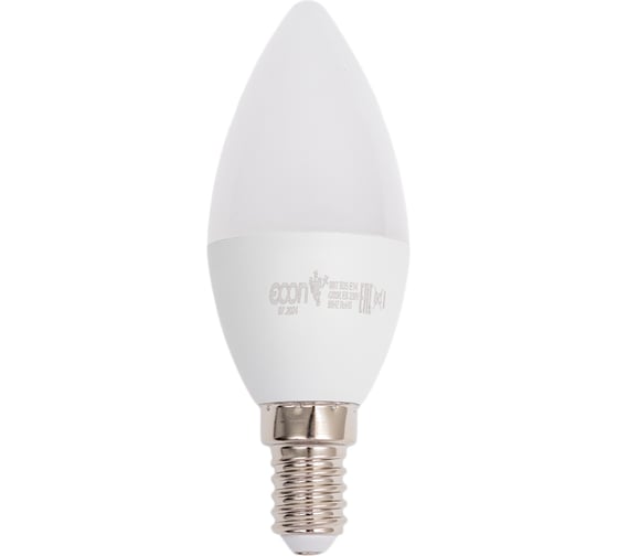 Изображение товара Светодиодная лампа ECON LED CN 8Вт E14 4200K B35 ES 728010