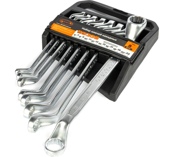 Изображение товара Набор накидных ключей Автоdело Professional (холдер) 8 шт. 38080 13487