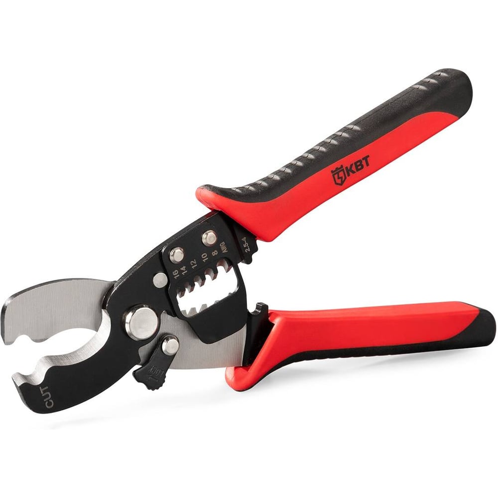 Изображение товара Кабельные ножницы КВТ MC-06 для резки кабелей до 15 мм с функцией снятия изоляции