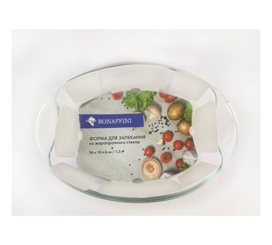 Изображение товара Форма для запекания BONAFFINI ТМ 26х18.2х6 см, 13 л BON016 ТП9661