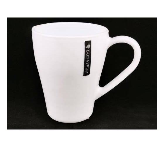 Изображение товара Закаленная кружка BONAFFINI ТМ 320 мл, белая BON135 СП485
