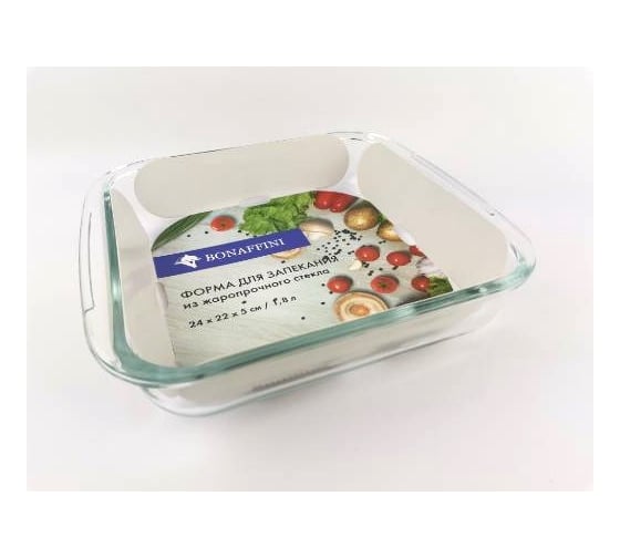 Изображение товара Форма для запекания BONAFFINI ТМ 24.9х22х5.3 см, 18 л BON013 ТП9658