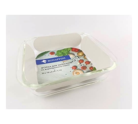 Изображение товара Форма для запекания BONAFFINI ТМ 20.7х18.3х5 см, 11 л BON014 ТП9660