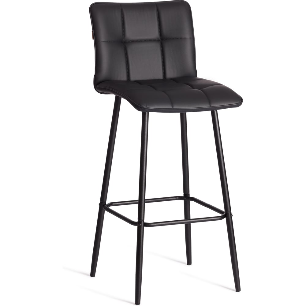 Изображение товара Барный стул Tetchair Bari из искусственной кожи черный стиль лофт