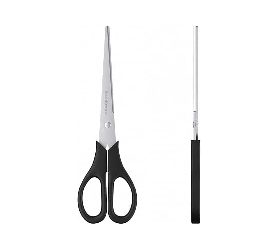 Изображение товара Ножницы ErichKrause Лёгкий рез, 19 см, черный 21881