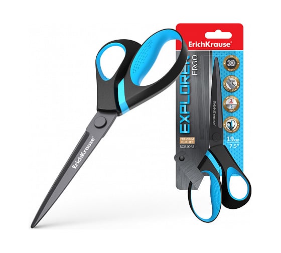 Изображение товара Ножницы ErichKrause Explorer, 19 см 35107