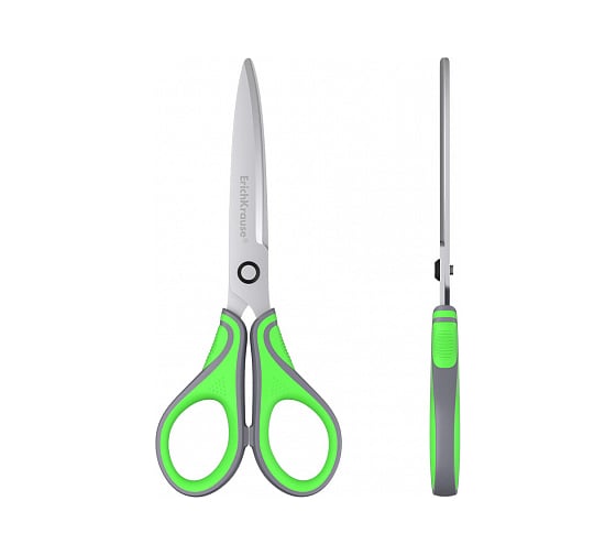 Изображение товара Ножницы ErichKrause Megapolis, 18 см, серо-зелёный 44888