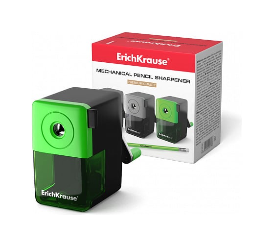 Изображение товара Точилка ErichKrause механическая с контейнером, ассорти 6798