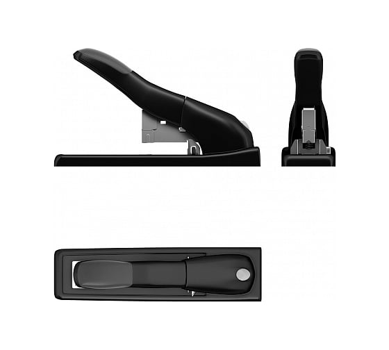 Изображение товара Степлер ErichKrause мощный №23 Elegance до 140 листов, черный 5412