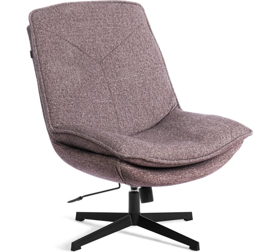 Изображение товара Кресло лаунж Tetchair Cosmo велюр/букле, VT shape wood rose 25272