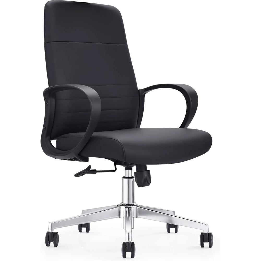 Изображение товара Компьютерное кресло GRAMBER D18 черное с регулируемым механизмом и подлокотниками