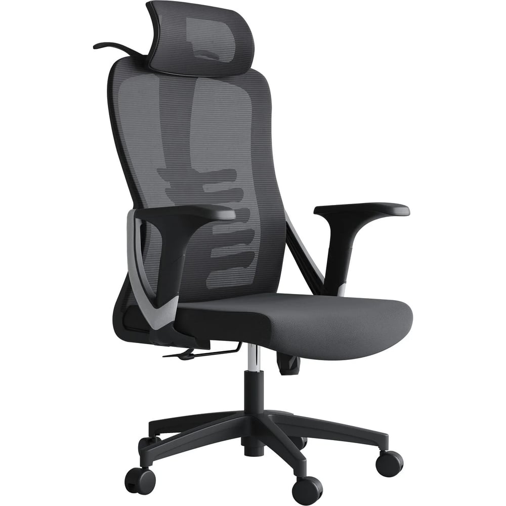 Изображение товара Компьютерное кресло GRAMBER D19 с регулировками и поясничным упором