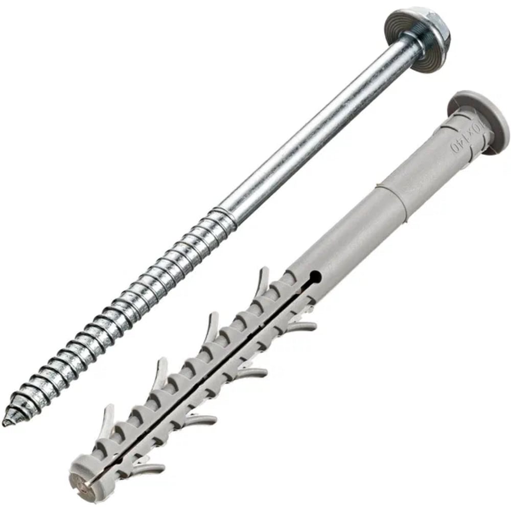 Изображение товара Дюбель фасадный с шурупом для крепления утеплителя и фасадных материалов TSX-500 10х120 мм, 5 шт. ARNO INDUSTRIES AGP001012065739